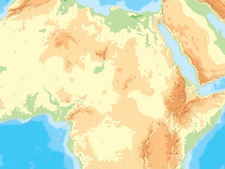 Afrika – slepá mapa